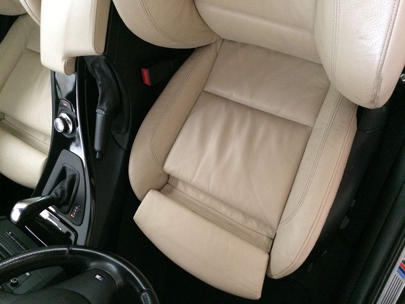 BMW Cream Beige Leather/Vinyl/Plastic Auto Interiors Refinisher