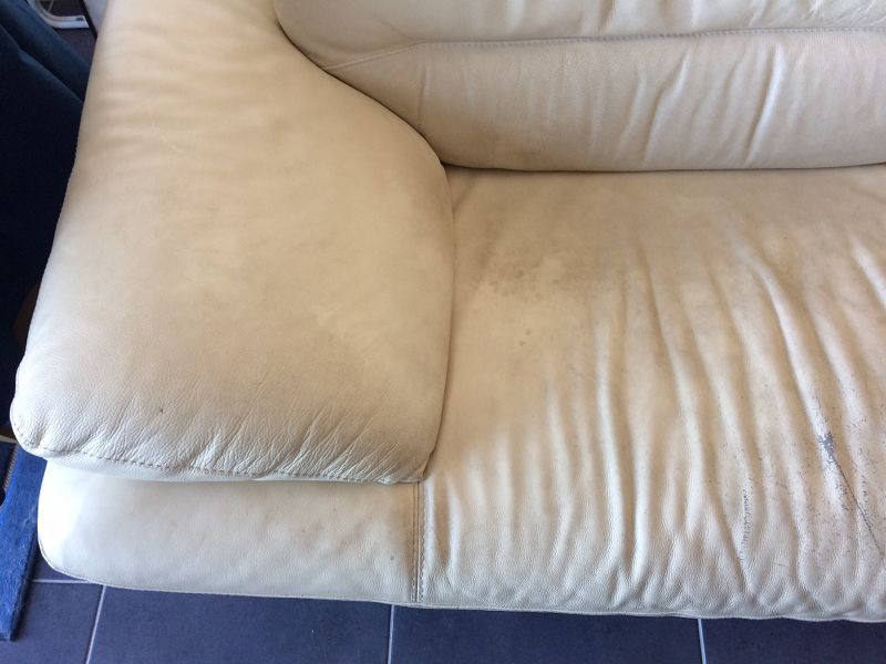 Leather Of A Roche Bobois Sofa, How To Repair Torn Leather Sofa Cushion