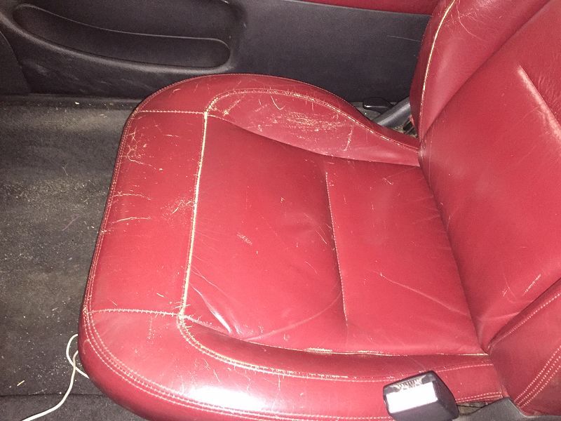 Repair Ed And Torn Peugeot 306 Cabriolet Leather Seats 2032 Sofolk - Best Way To Fix Torn Leather Car Seat