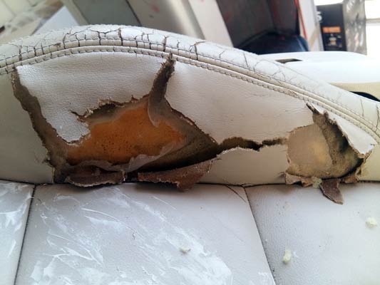 renovation siège auto cuir