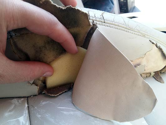 renovation siège auto cuir