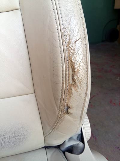 renovation siège auto cuir