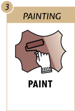 pintar el cuero