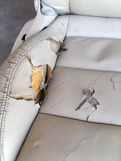 renovation siège auto cuir