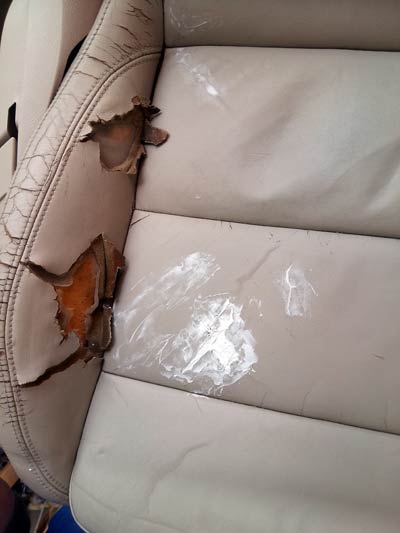 renovation siège auto cuir