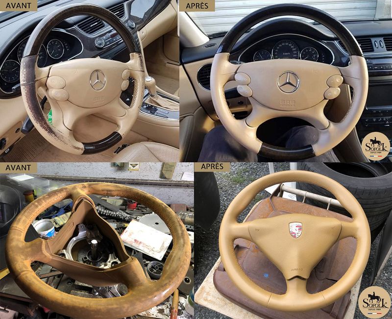 Leather Steering Wheel Repair Kit