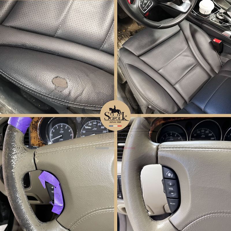 LEATHER RENOVATION KITS FOR CAR SEATS